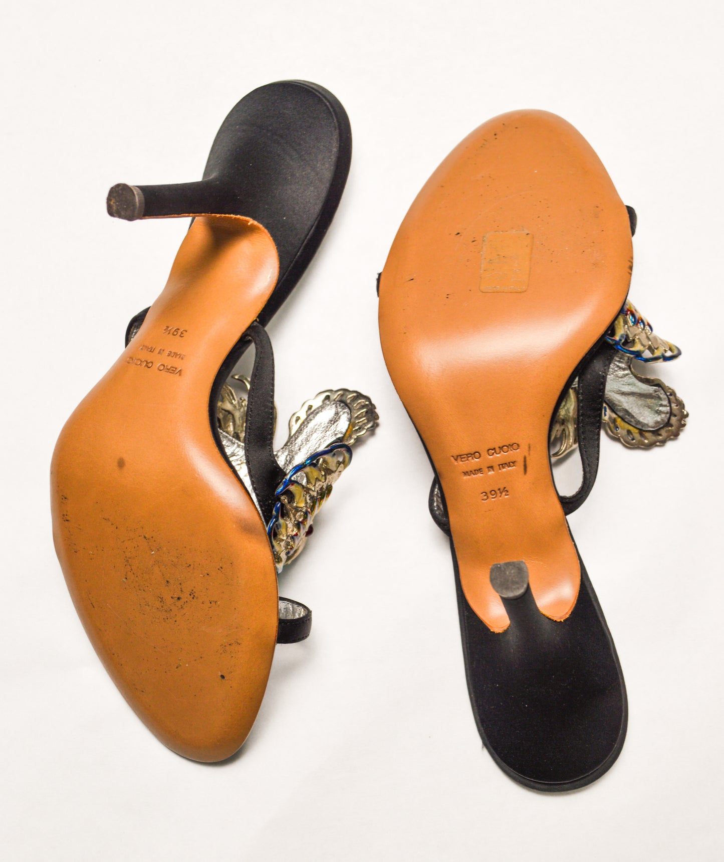 Giuseppe Zanotti Iconic Silver Fish Sandal Heels