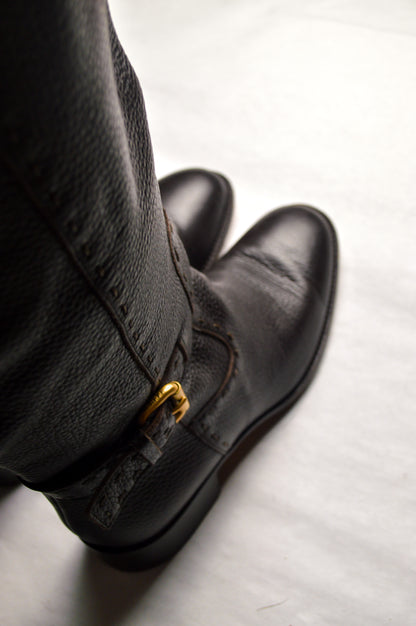 Fendi Leather Brown Boots