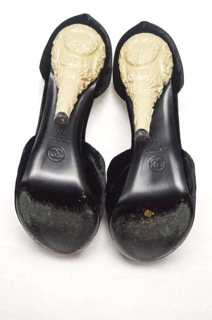 Chanel 2010 Runway Corinthian Column Architectural Heel