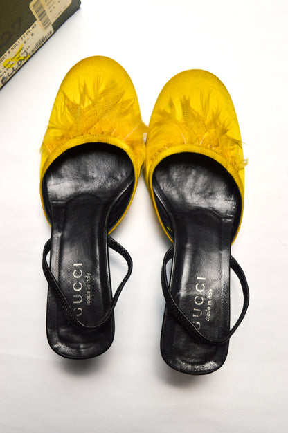 Gucci Spring 1999 Tom Ford Iconic Runway Slingback Mules