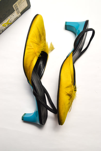 Gucci Spring 1999 Tom Ford Iconic Runway Slingback Mules