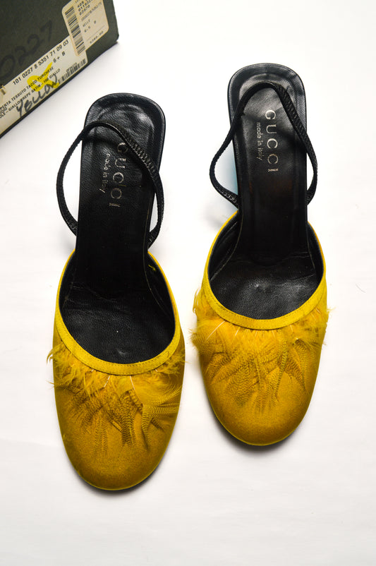 Gucci Spring 1999 Tom Ford Iconic Runway Slingback Mules