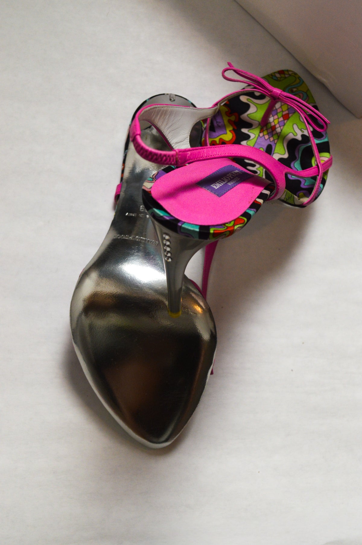 Pink Emilio Pucci Slingback Heels
